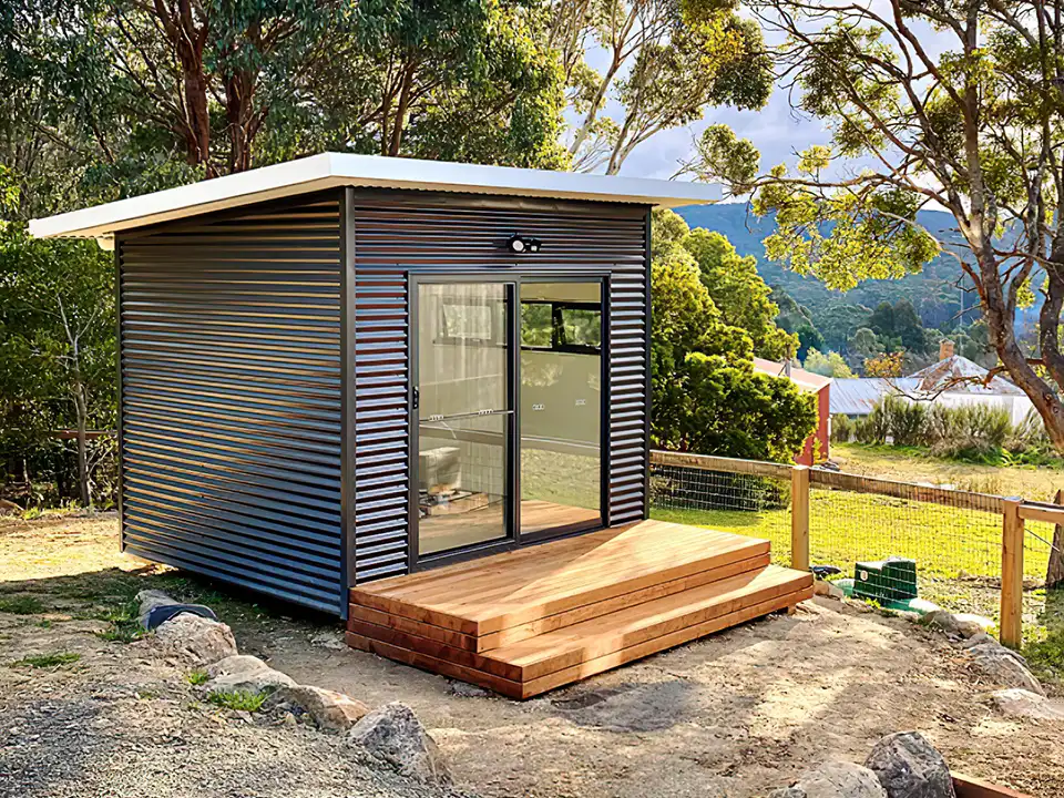 Office pods featured by BBC from Backyard Pods Australia